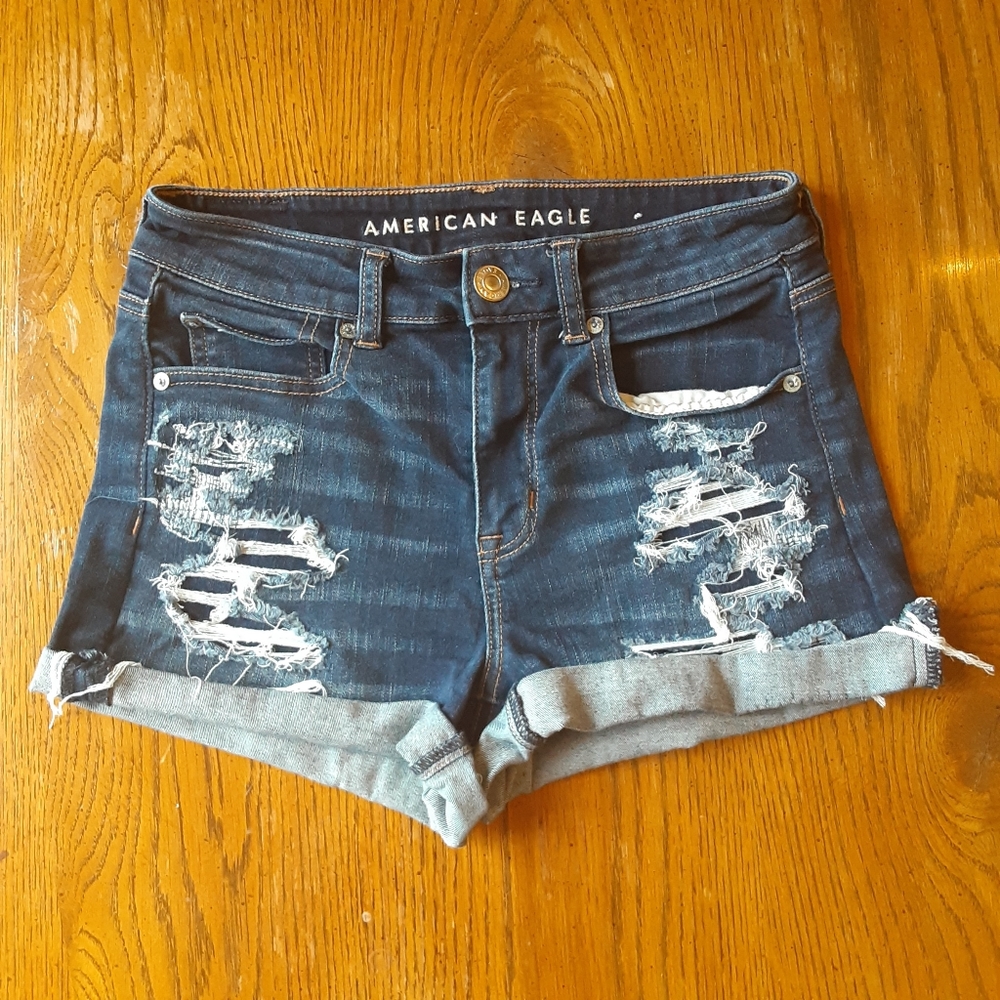 American Eagle high-rise shorts